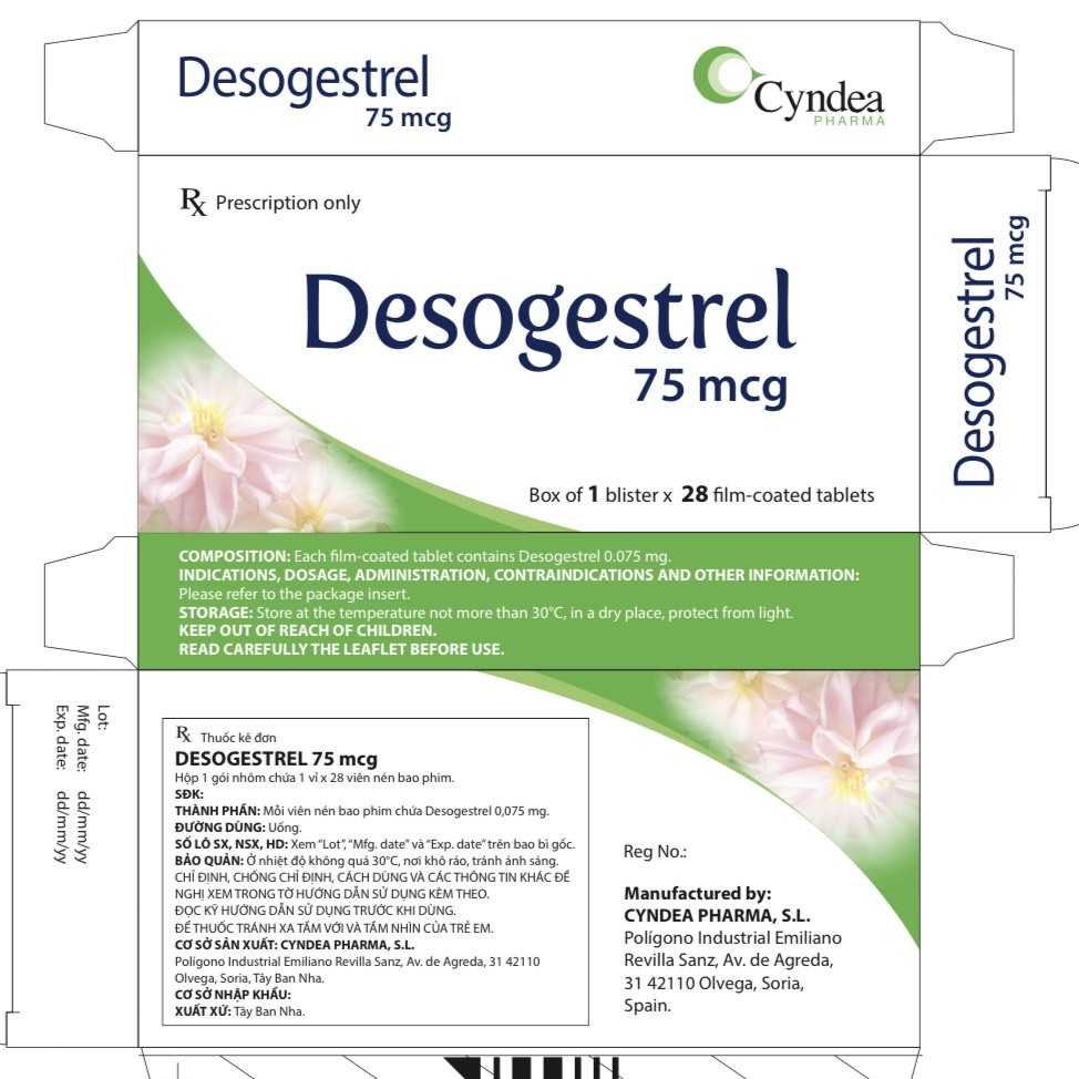 Desogestrel 75mcg