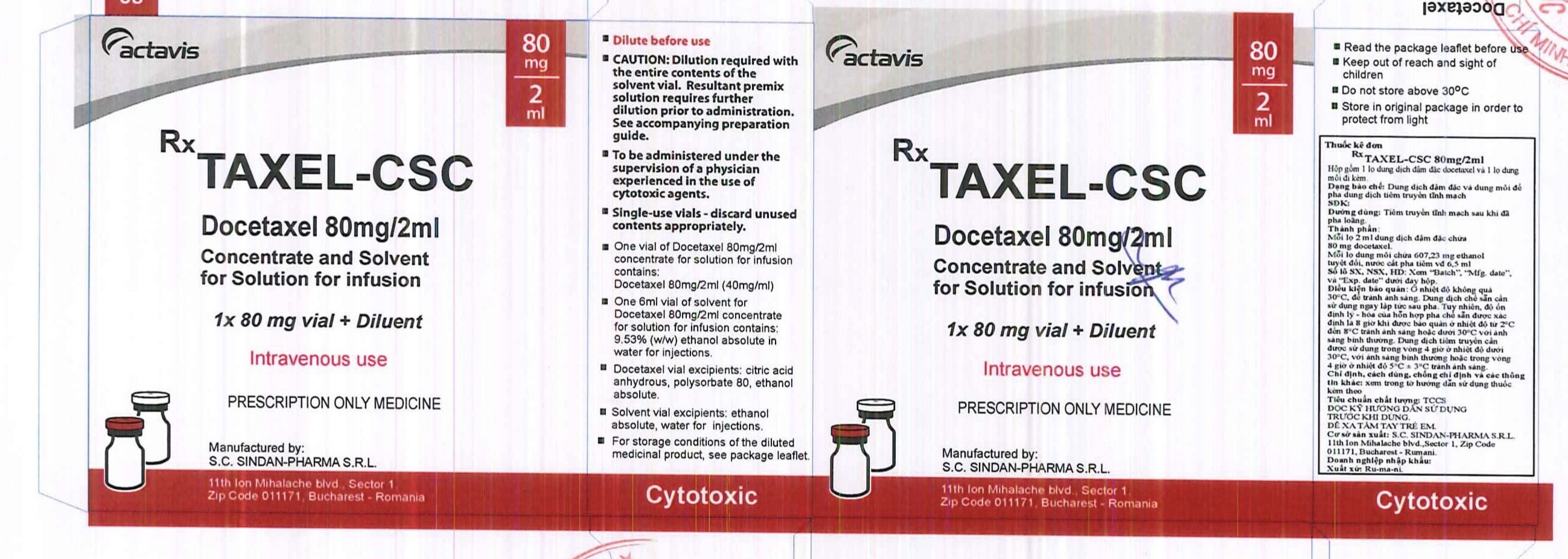 Taxel 80mg